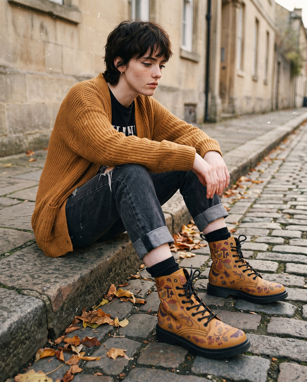 Oak Village Boots worn