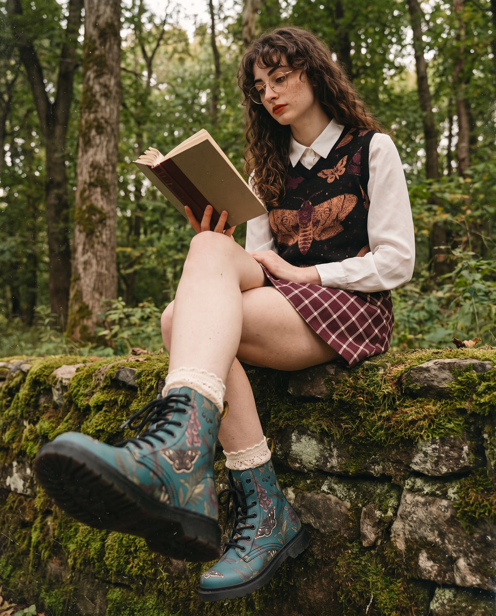 Moth Meadow Boots worn