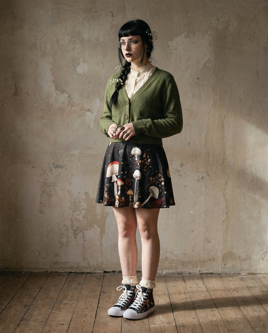 Faery Fungi Skater Skirt