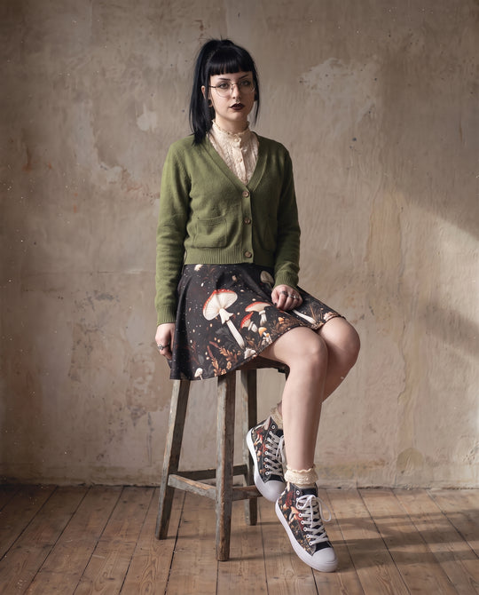 Faery Fungi Skater Skirt