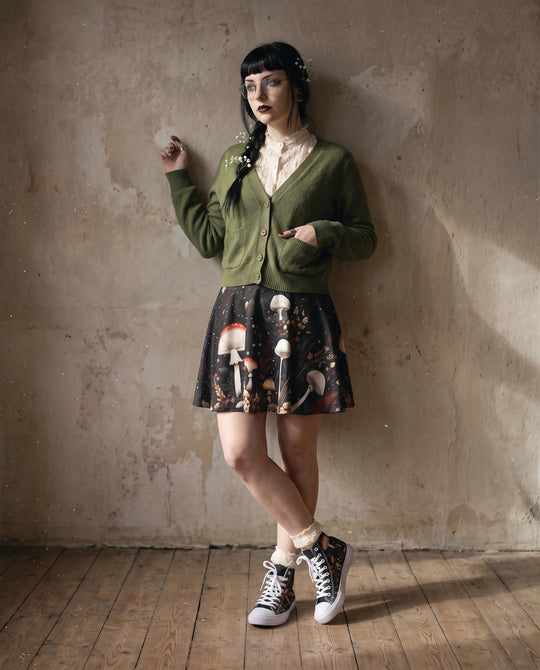 Faery Fungi Skater Skirt