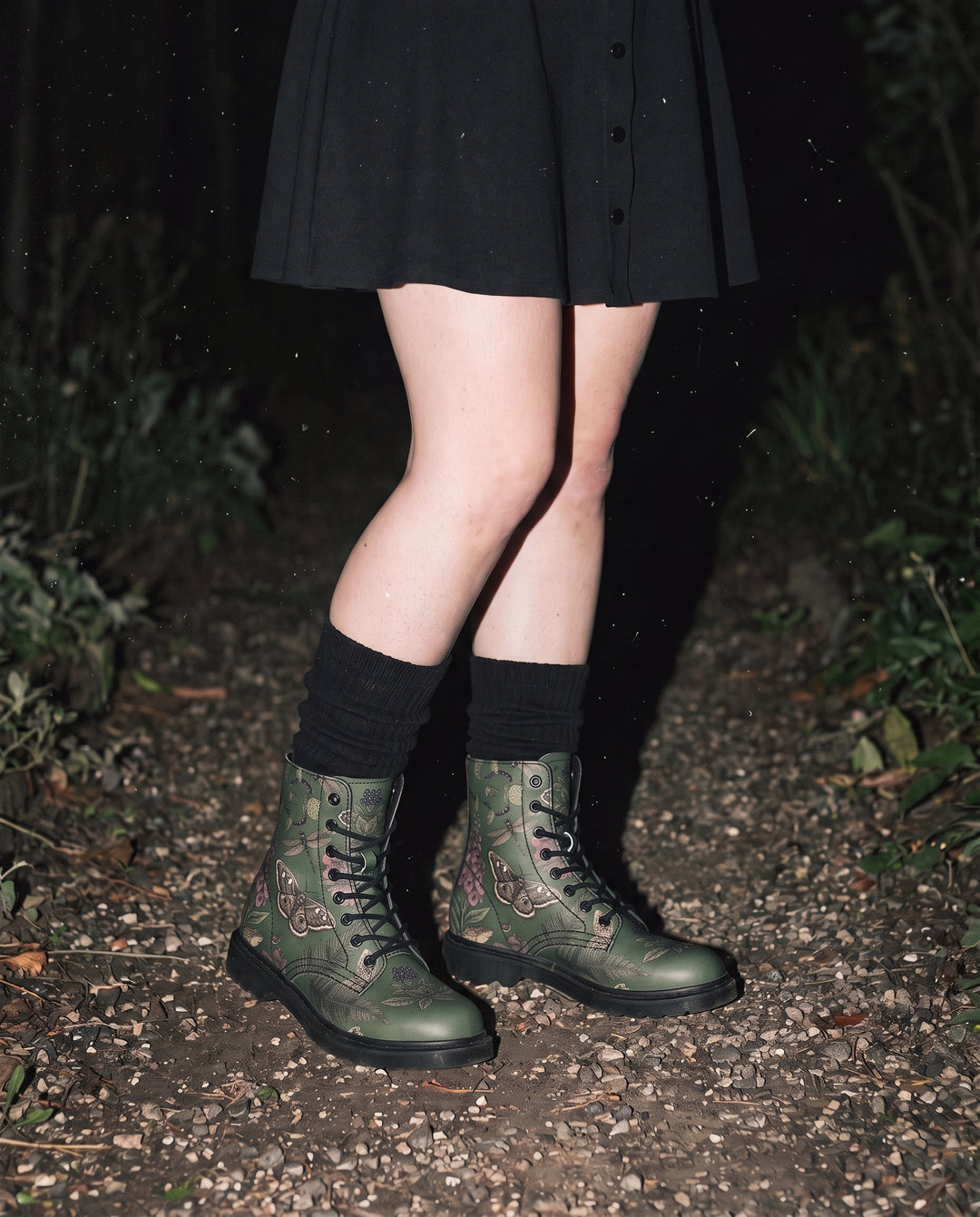 Gossamer Wings Boots worn, night path