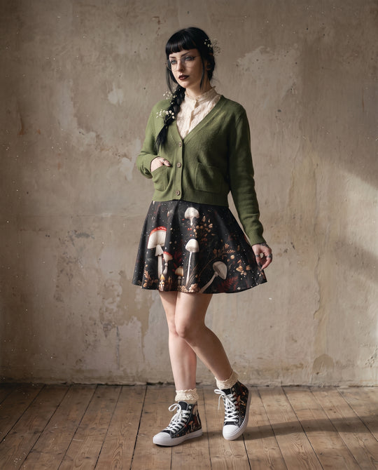 Faery Fungi Skater Skirt
