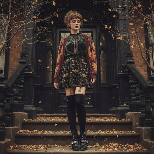 Oxblood Autumnalis Knitted Cardigan
