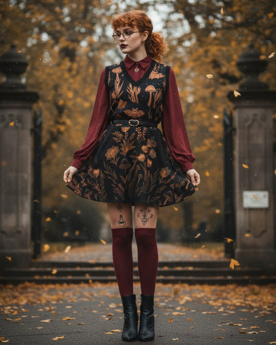 Folium Obscura Skater Skirt