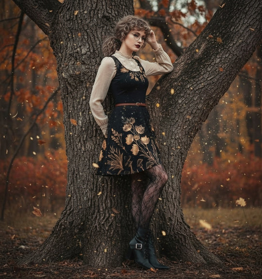 Folium Obscura Skater Dress