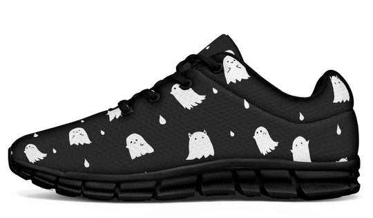 Ghost Party Athletic Sneakers - Running Shoes Gothic Cute Workout Exercise Sports Walking Shoes