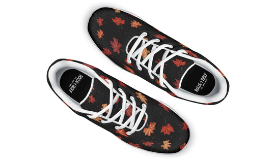 Cozy Autumn Athletic Sneakers - Sports Running Exercise Walking Performance Dark Academia Footwear