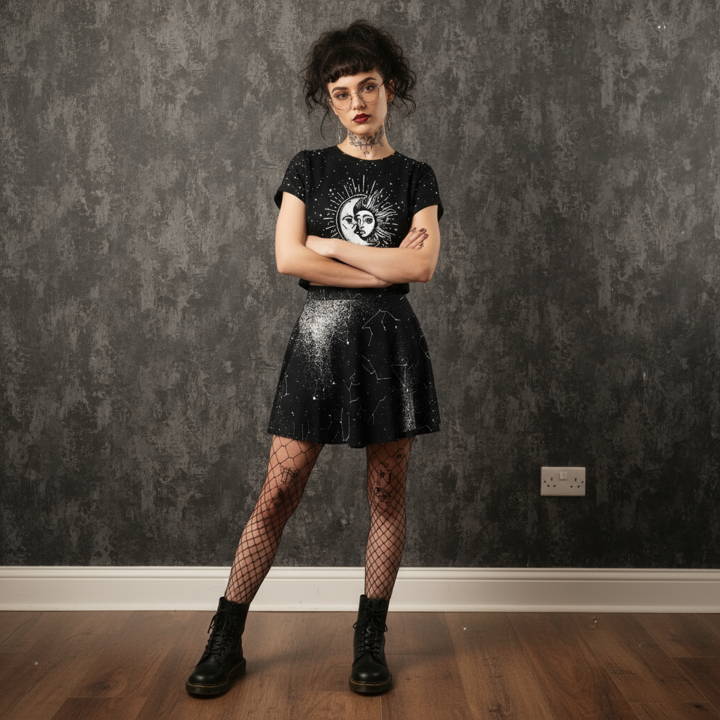 Astral Short Sleeve Crop Top
