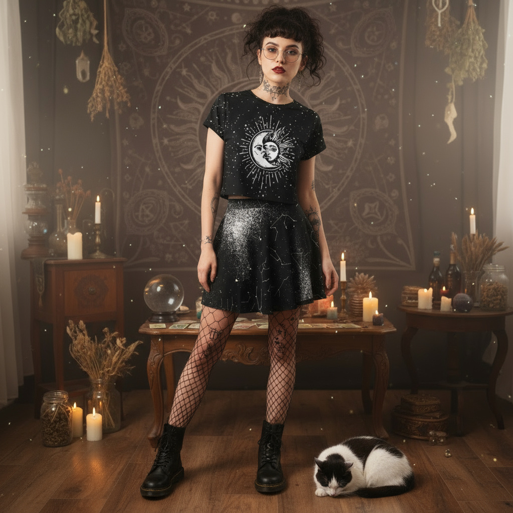Astral Short Sleeve Crop Top