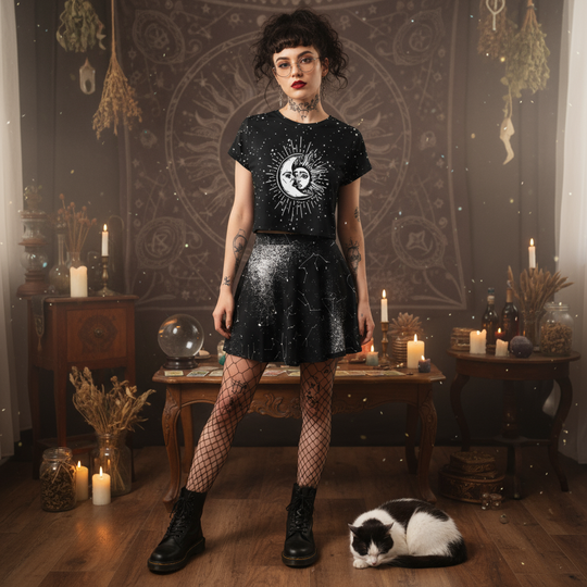 Astral Short Sleeve Crop Top