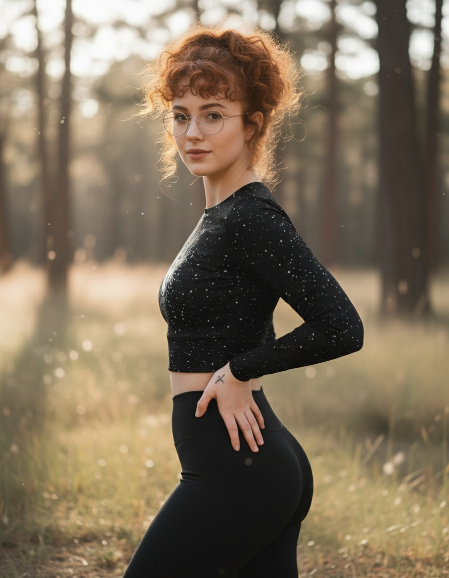 Astral Long Sleeve Crop Top