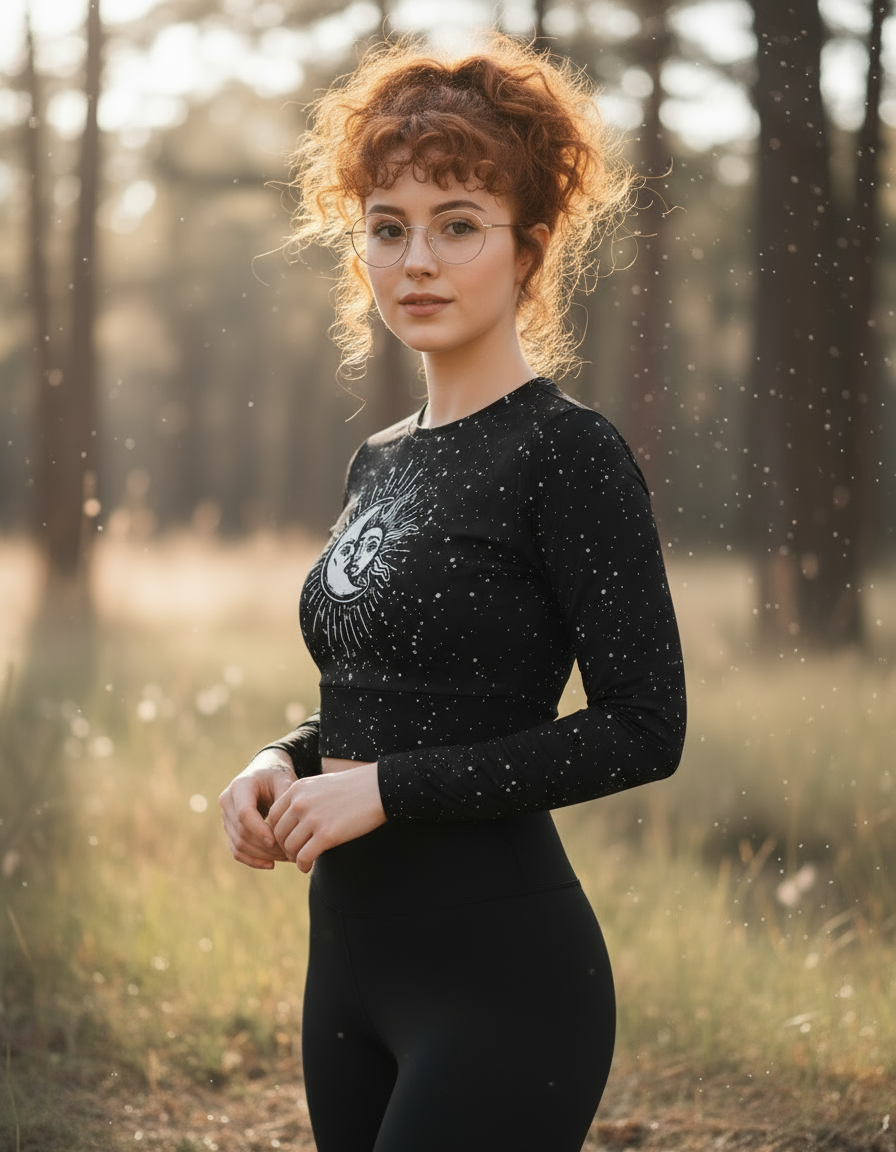 Astral Long Sleeve Crop Top