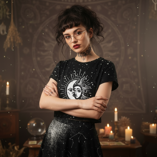 Astral Short Sleeve Crop Top