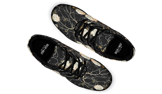 Kintsugi Rose Athletic Sneakers - Light Breathable and Comfortable Sports Shoes with Anti-Slip Soles