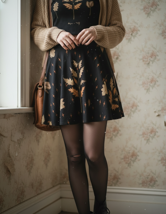 Autumn Memoir Skater Skirt