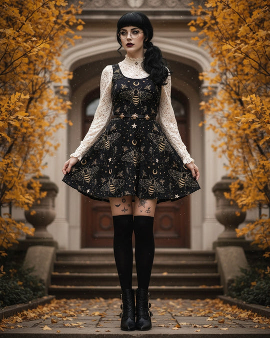 Bee Constellation Skater Dress
