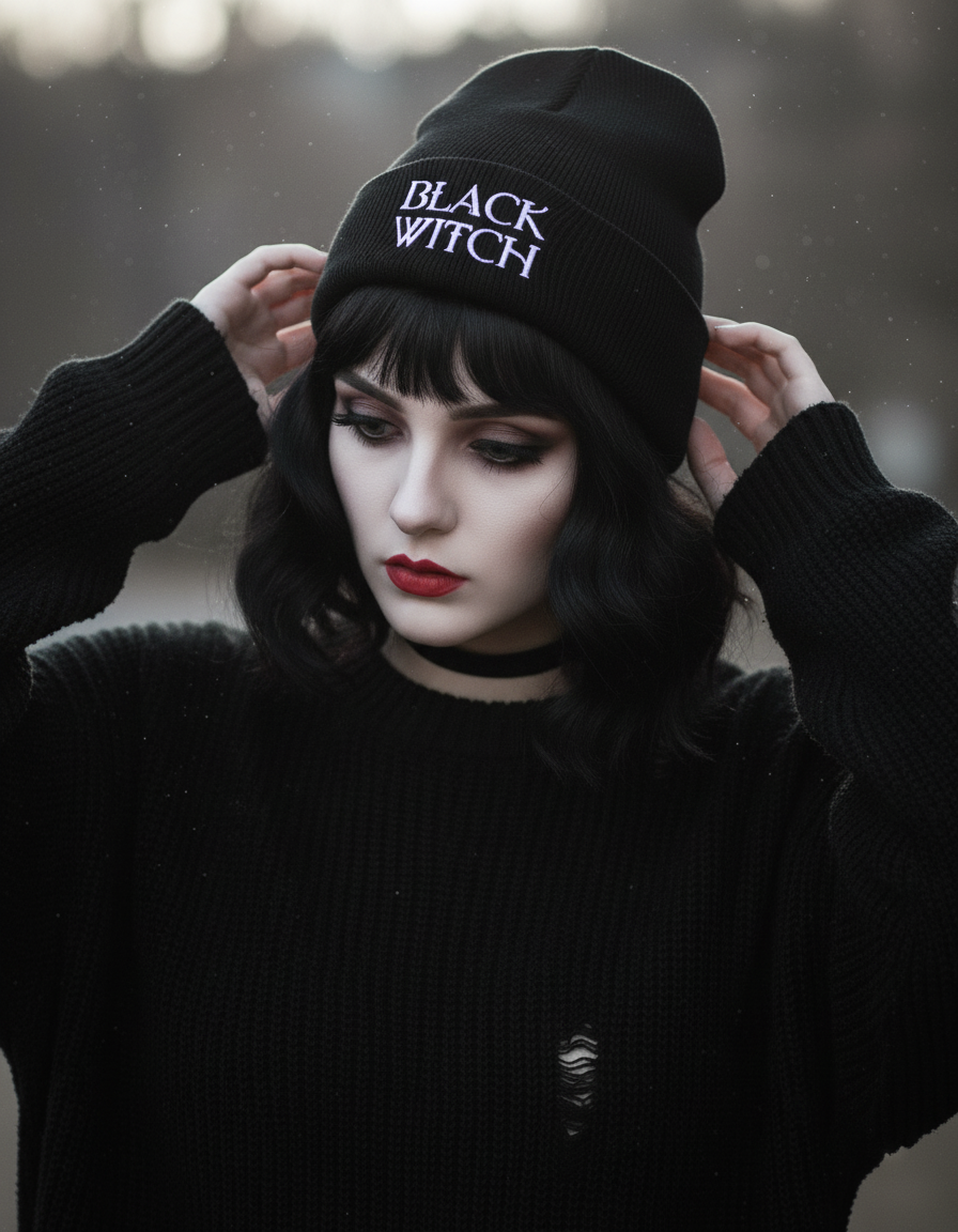 Black Witch Beanie