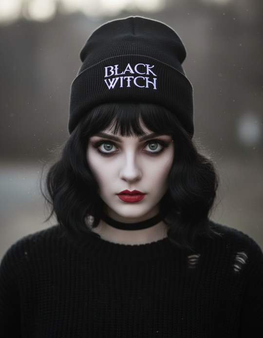 Black Witch Beanie