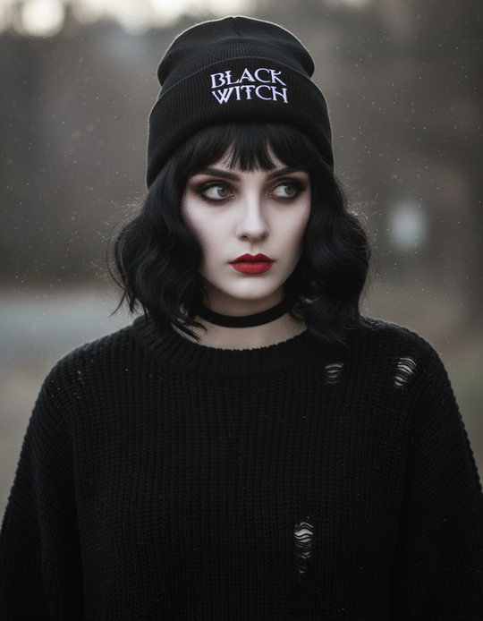 Black Witch Beanie