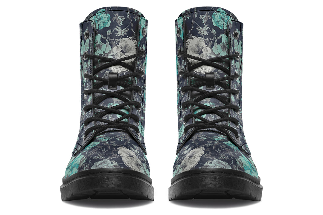 Azure Vintage Peonies Boots