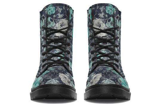 Azure Vintage Peonies Boots