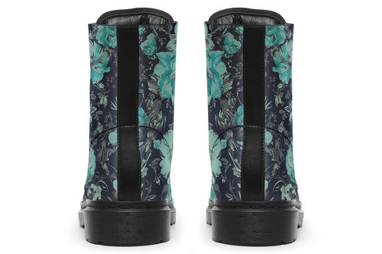 Azure Vintage Peonies Boots