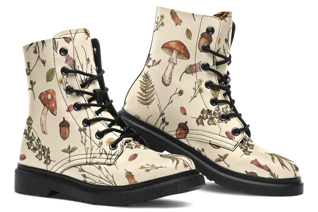 Beige Herbology Boots