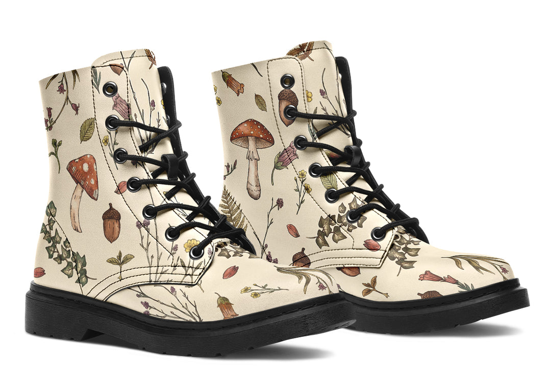 Beige Herbology Boots