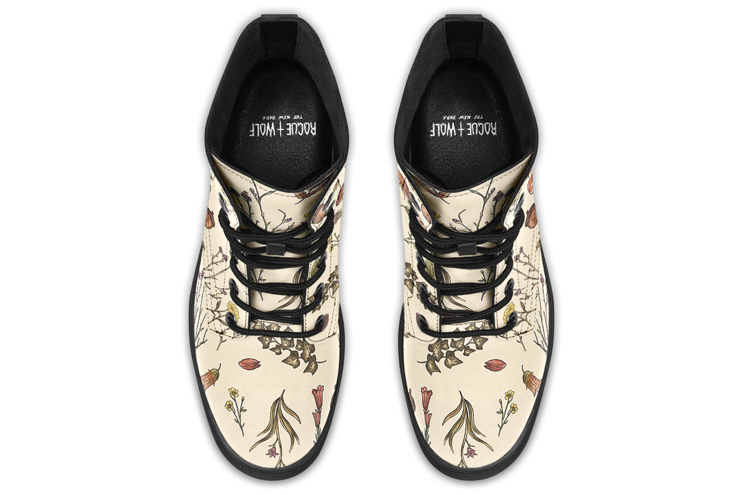 Beige Herbology Boots