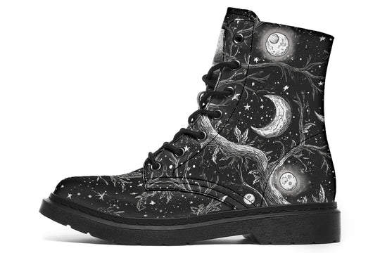 Black Waning Tree Boots