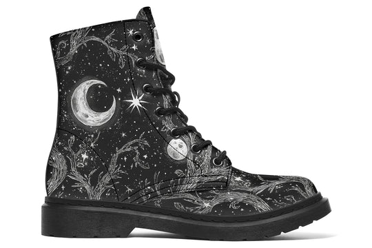 Black Waning Tree Boots