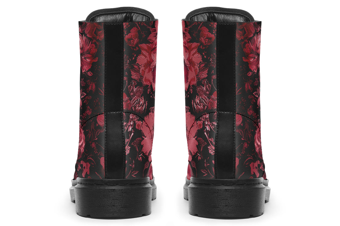 Blood Vintage Peonies Boots