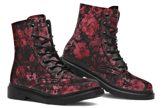 Blood Vintage Peonies Boots