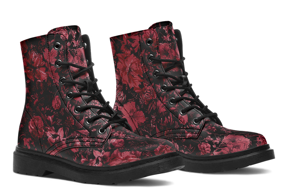 Blood Vintage Peonies Boots