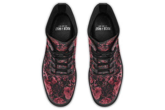Blood Vintage Peonies Boots
