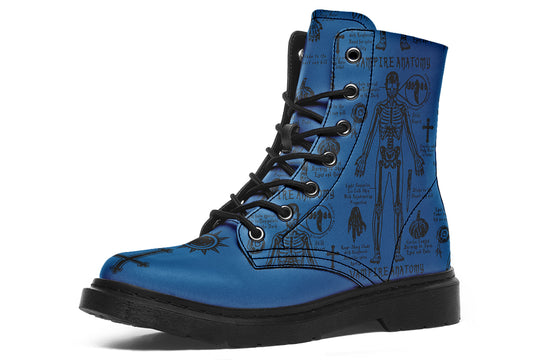 Blue Vampire Study Boots