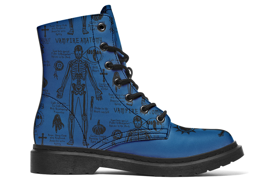 Blue Vampire Study Boots