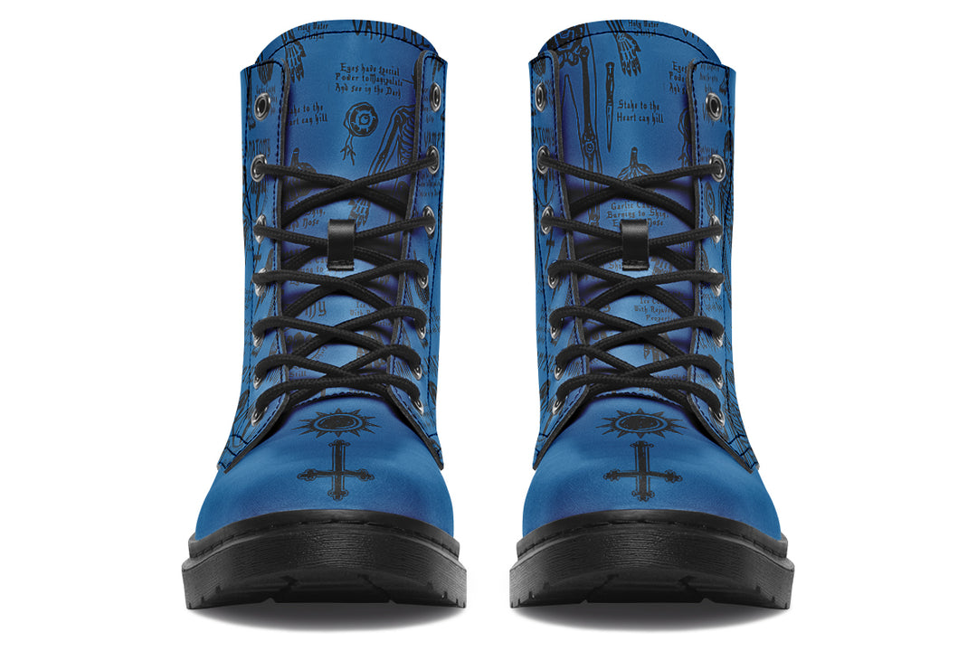 Blue Vampire Study Boots