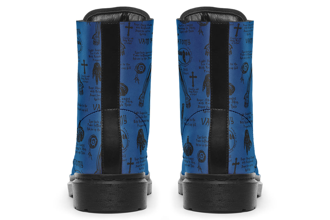 Blue Vampire Study Boots