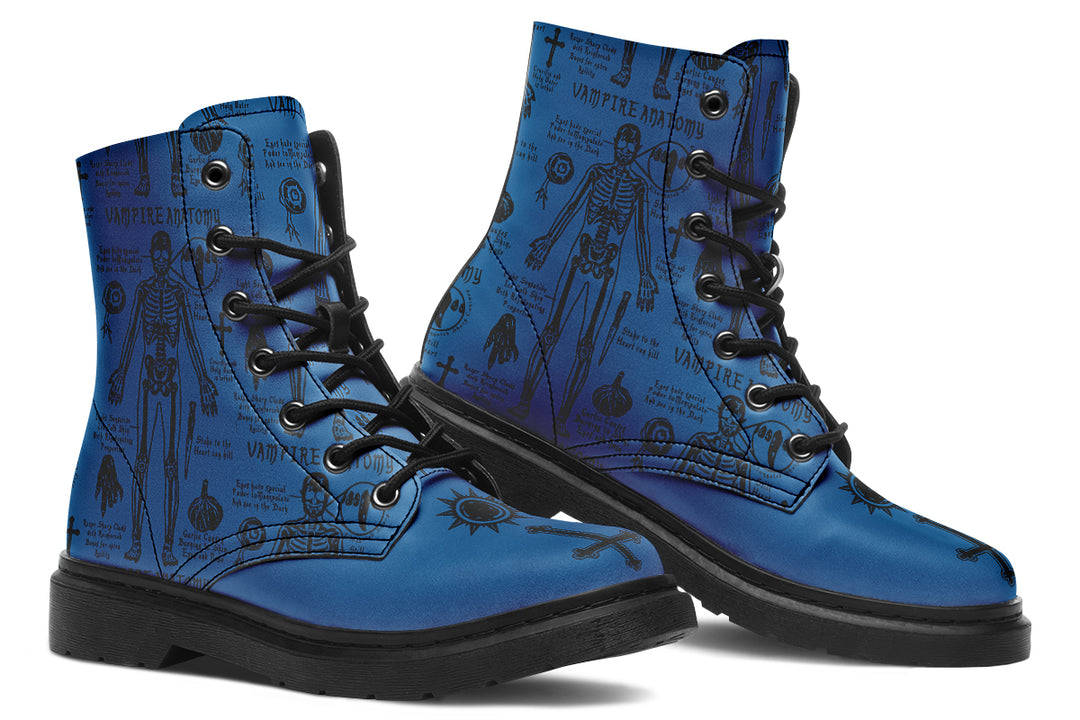 Blue Vampire Study Boots
