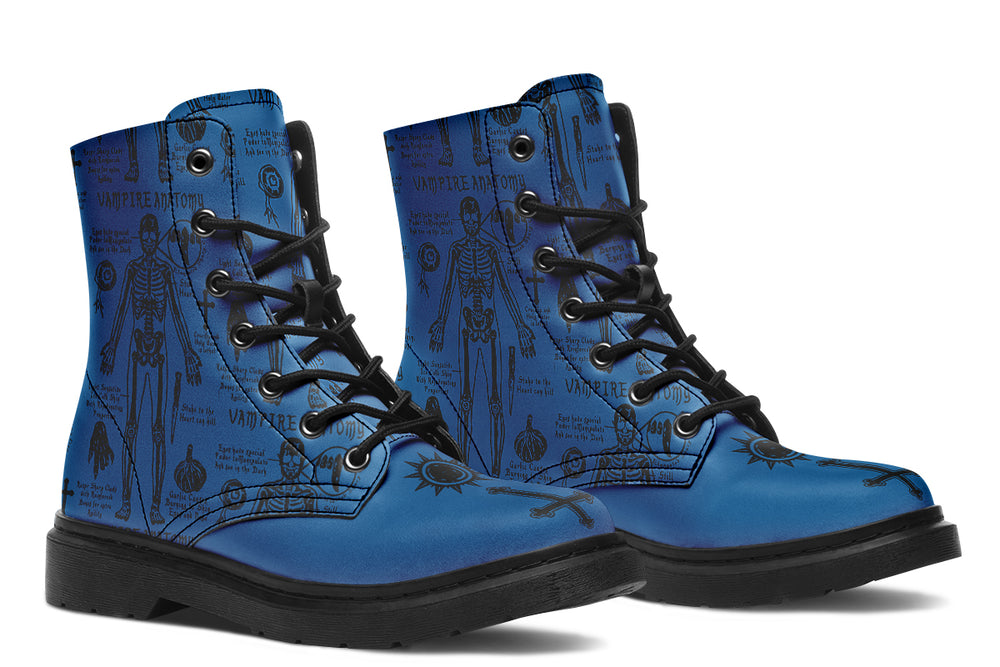 Blue Vampire Study Boots
