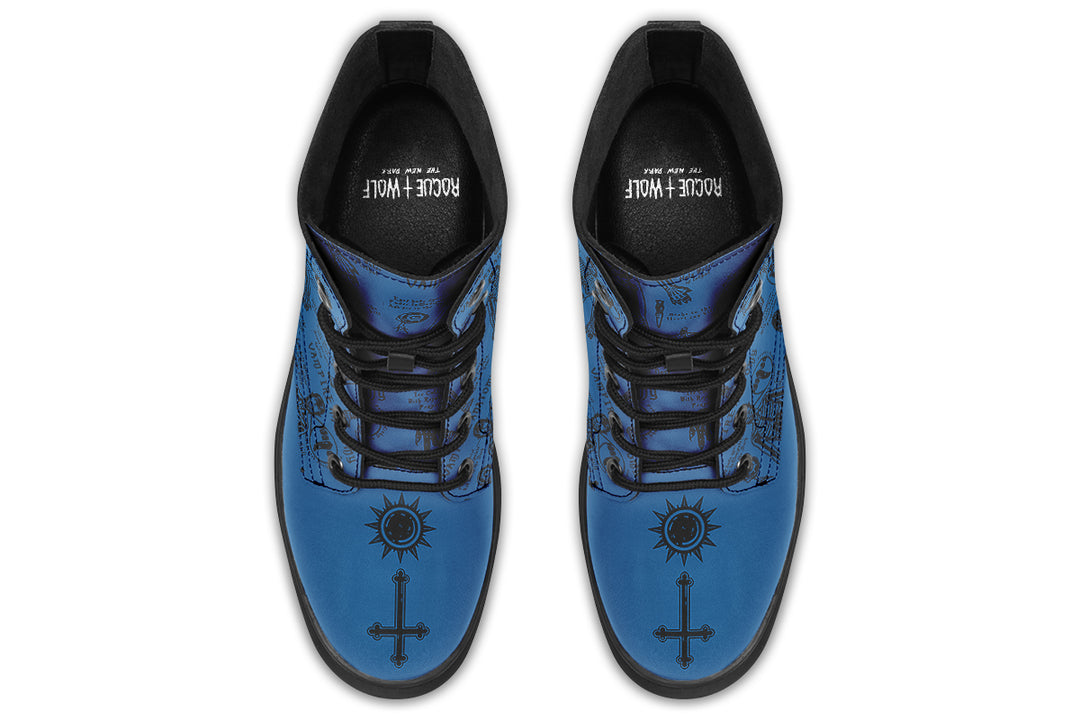 Blue Vampire Study Boots