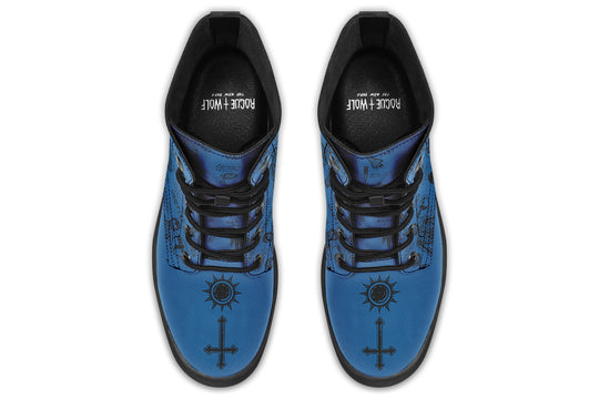 Blue Vampire Study Boots
