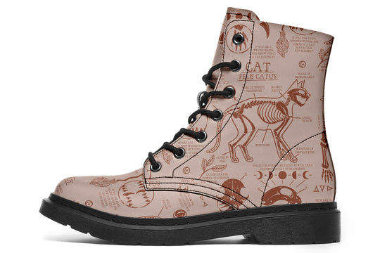 Blush Cat Study Boots