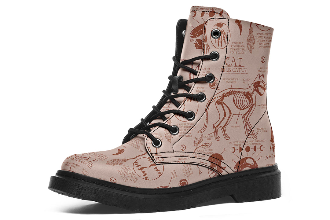 Blush Cat Study Boots