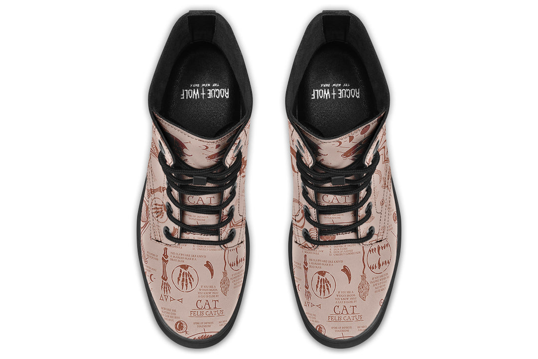 Blush Cat Study Boots