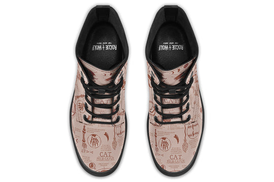 Blush Cat Study Boots