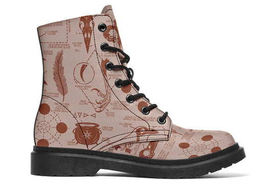 Blush Raven Study Boots