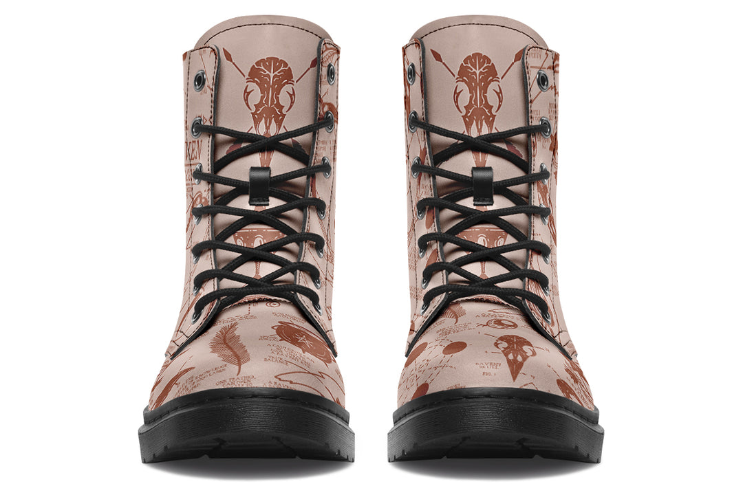 Blush Raven Study Boots